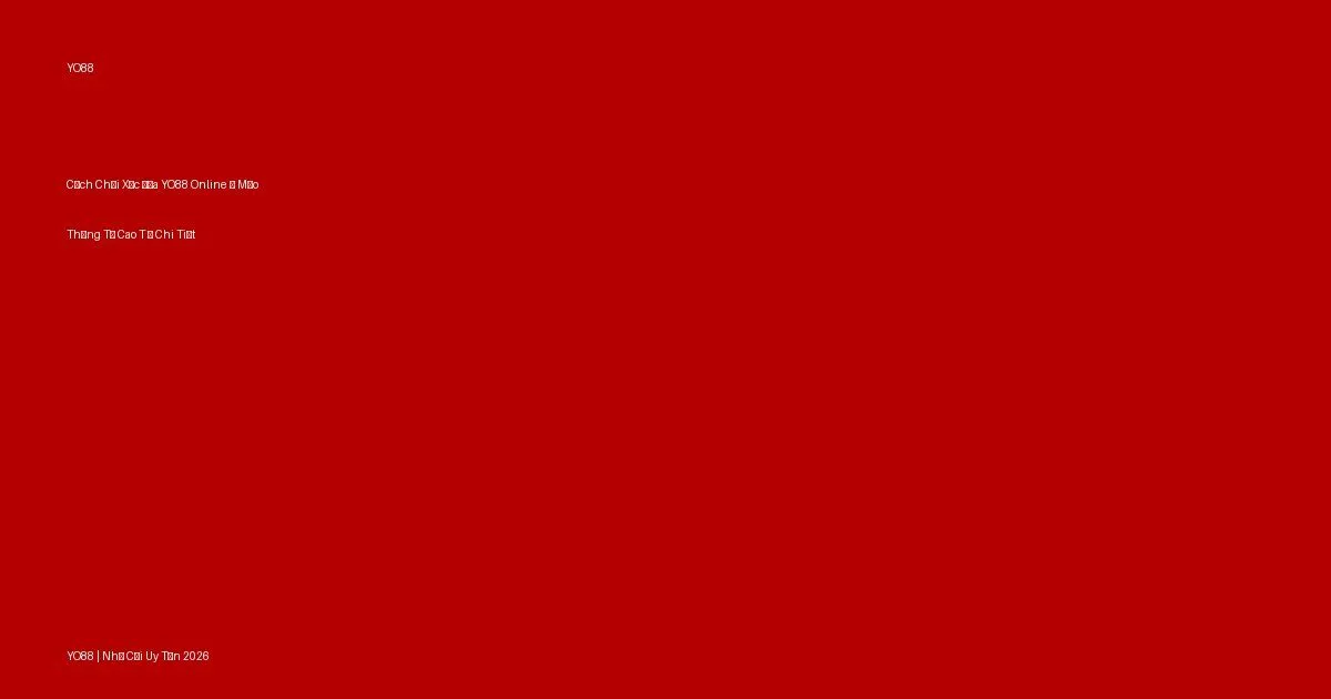 Cách Chơi Xóc Đĩa YO88 Online — Mẹo Thắng Từ Cao Thủ